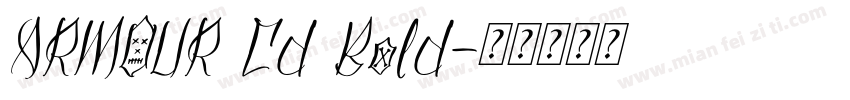 ARMOUR Cd Bold字体转换